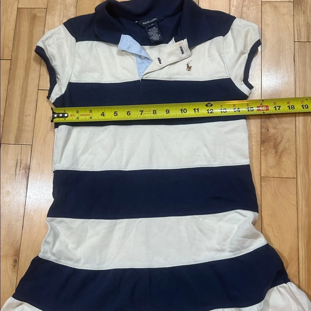 Ralph Lauren Navy and Cream Polo Dress - Picture 8 of 8